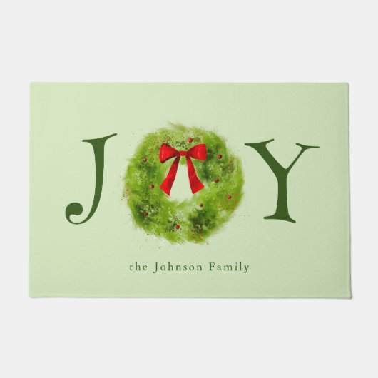 JOY Kerstkrans Familie Deurmat (Voorkant)