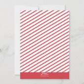 JOY Kerstkrans Rode Baby Foto Feestdagenkaart (Achterkant)