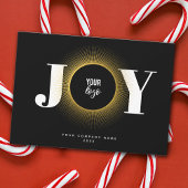 Joy Kerstmis Business Logo QR Code Corporate Feestdagenkaart