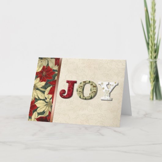 JOY Kerstmis Fec Holiday Kaart (Voorkant)
