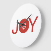 Joy Kerstmis grote klok (Hoek)