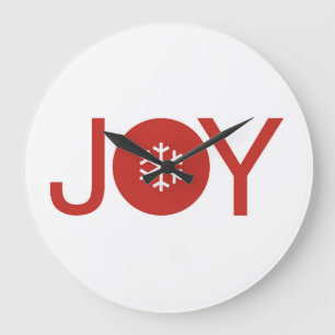 Joy Kerstmis grote klok