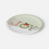 Joy - Kerstmis Papieren Bordje (Gekanteld)