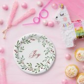 Joy Kerstmis Wreath Bord (Feest)