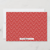 Joy Kerstmonogram Holiday Fotokaart Feestdagenkaart (Achterkant)