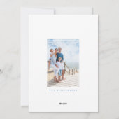 Joy kerstOcean Waterverf Seashell Ornaments Feestdagenkaart (Achterkant)