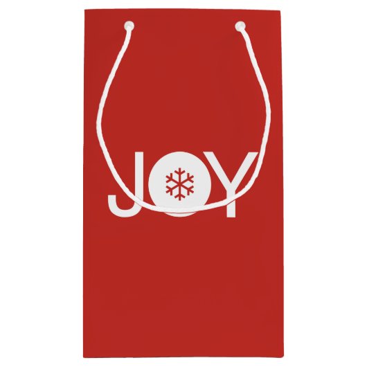 Joy Kerstrode cadeautas (Achterkant)