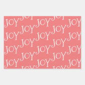 Joy KerstWinter Animals Holiday Inpakpapier Vel (Voorkant 3)