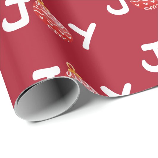 Joy KerstWinter Cadeaupapier (Rol Hoek)