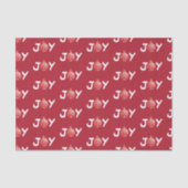 Joy KerstWinter Tissuepapier (Voorkant)