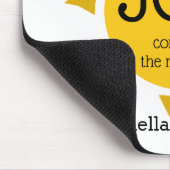 JOY KOMT IN DE MORNENDE Christelijke GEpersonalise Muismat (Hoek)