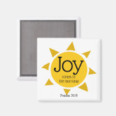 Joy komt 's ochtends magneet (Voorkant / Achterkant)