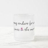 Joy komt 's ochtends matglas koffiemok (Center)