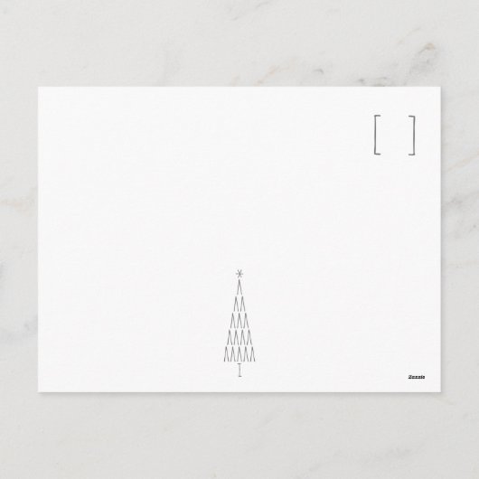 Joy Laughter Love | Kerstfotokaart Feestdagenkaart (Achterkant)