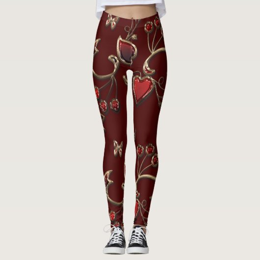 JOY LIVE PEACE FAMILIY CHRISTMAS CELEBRATION LEGGINGS (Voorkant)