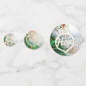 Joy Love Hope Peace Faith Confetti (Achterkanten)