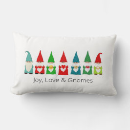 Joy, Love & Kerstgnomen Lumbar Pillow Kussen