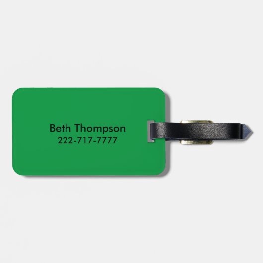 Joy Love Kerstmis Bagagelabel (Achterkant horizontaal)