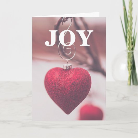 Joy Love Lauress Holiday Greeting Card Kaart (Voorkant)