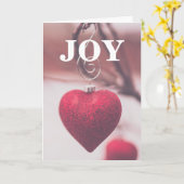 Joy Love Lauress Holiday Greeting Card Kaart (Gele Bloem)