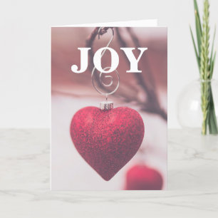 Joy Love Lauress Holiday Greeting Card Kaart