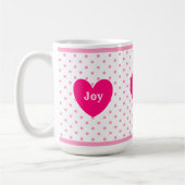 Joy Love Licht Hart Koffiemok (Links)