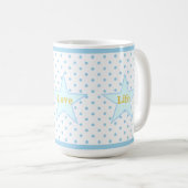 Joy Love Life Sterren Koffiemok (Voorkant rechts)