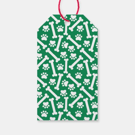 Joy Love PAWS Dog Kerstmis Cadeaulabel (Achterkant)