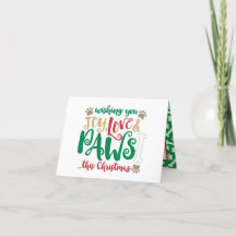 Joy Love Paws Dog Merry Kerstroet en Groen