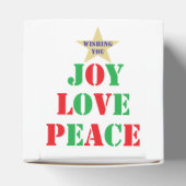 Joy, Love, Peace Bedankdoosjes (Bovenkant)