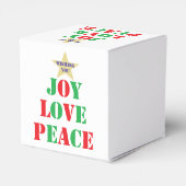 Joy, Love, Peace Bedankdoosjes (Achterkant)