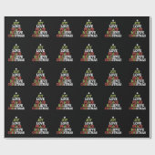 Joy Love Peace Believe Christmas Tree Family Cadeaupapier (Vlak)