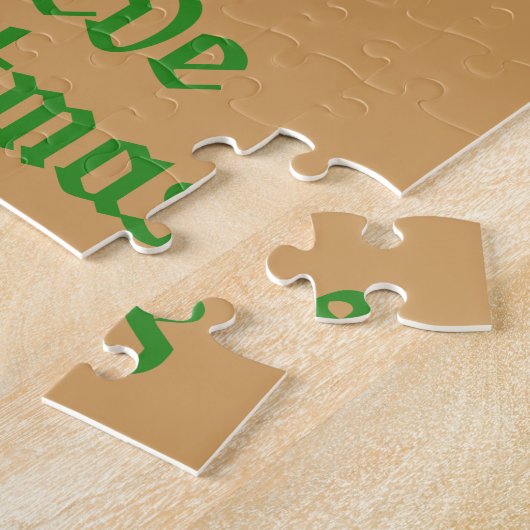 Joy, Love, Peace, Believe, Kerstmis Legpuzzel (Zijkant)