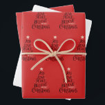 Joy Love Peace Believe Merry Christmas Inpakpapier Vel<br><div class="desc">Joy Love Peace Believe Merry Christmas Tree Holiday</div>