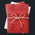 Joy Love Peace Believe Merry Christmas Inpakpapier Vel<br><div class="desc">Joy Love Peace Believe Merry Christmas Tree Holiday</div>