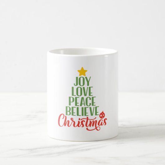 Joy Love Peace Believe Mok - Inspirerend Mok (Center)
