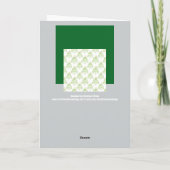 Joy, Love, Peace Christmas Tree Kaart (Achterkant)