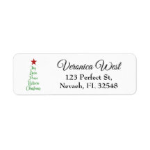 Joy Love Peace Geloof Kerstboom Met Rood