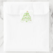 Joy, Love, Peace Kerstenvelop & Gift Sticker (Tas)
