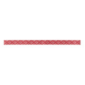 Joy Love Peace Red-kerstgebak Aangepast lint (Voorkant)