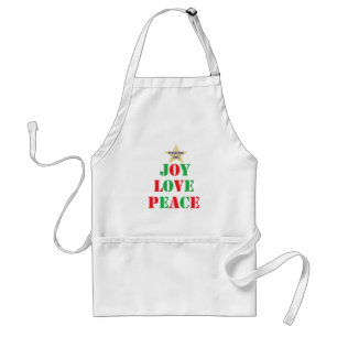 Joy, Love, Peace Standaard Schort
