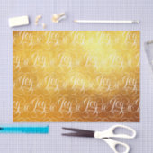 Joy - Luxurious Christmas Gold Faux Foil Tissuepapier (Craft)