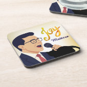 Joy Matters Stephen Colbert Zing Meme Bier Onderzetter (Linkerzijde)