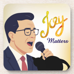 Joy Matters Stephen Colbert Zing Meme Bier Onderzetter