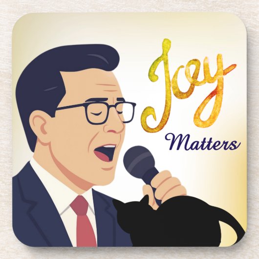 Joy Matters Stephen Colbert Zing Meme Bier Onderzetter (Voorkant)