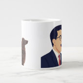 Joy Matters Stephen Colbert Zingt Meme Met Benny Grote Koffiekop (Voorkant)