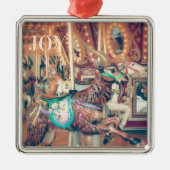 Joy Merry Goat Metalen Ornament (Voorkant)