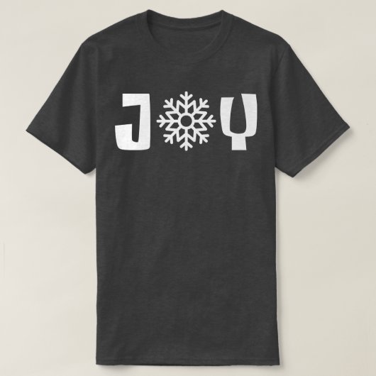 Joy Merry Kerstmis Yuletide Sason Family Matchin T-shirt (Design voorkant)