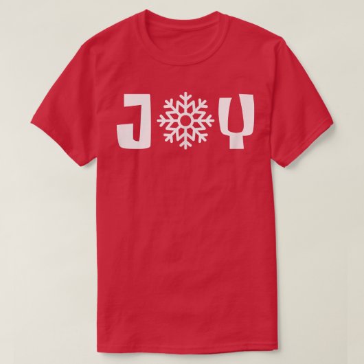 Joy Merry Kerstmis Yuletide Sason Family Matchin T-shirt (Design voorkant)