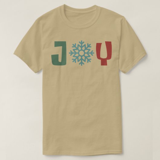 Joy Merry Kerstmis Yuletide Sason Family Matchin T-shirt (Design voorkant)